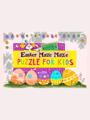 Puzzles Maze on Easter for Kids