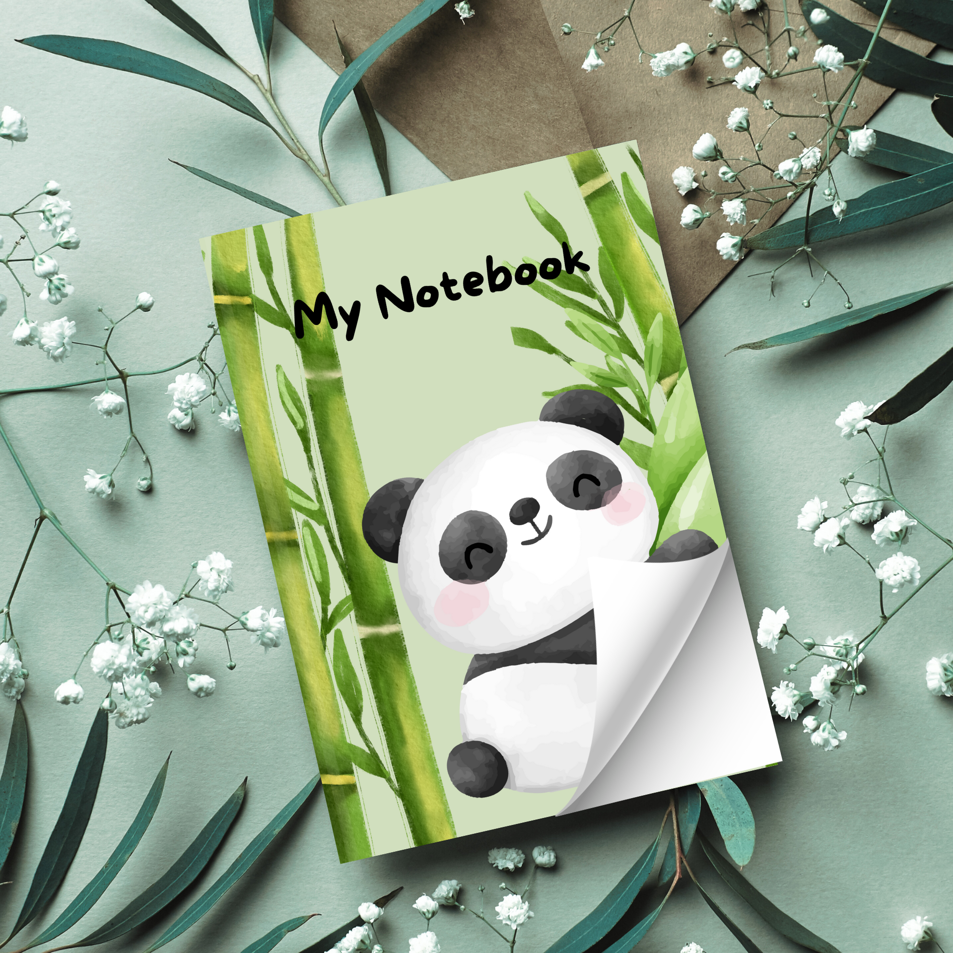 Cute Panda Dreams Journal for Writing