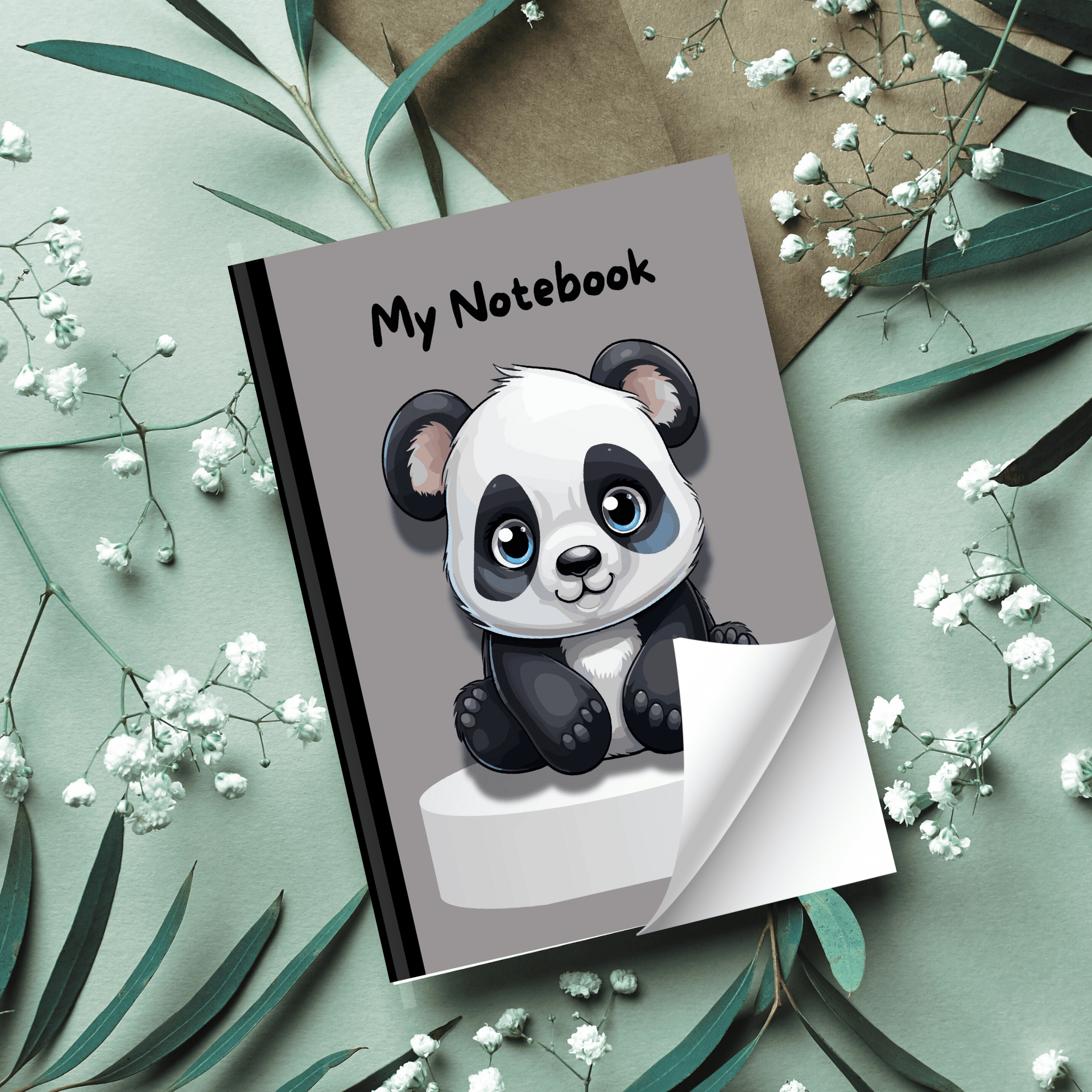 Cute Panda Notebook